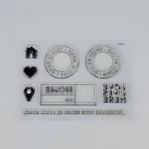 Stamps Clear Ms. Sparkle & Co. Congrats Thanks & Studio Calico Home Stamps Paper - Picture 5 of 11